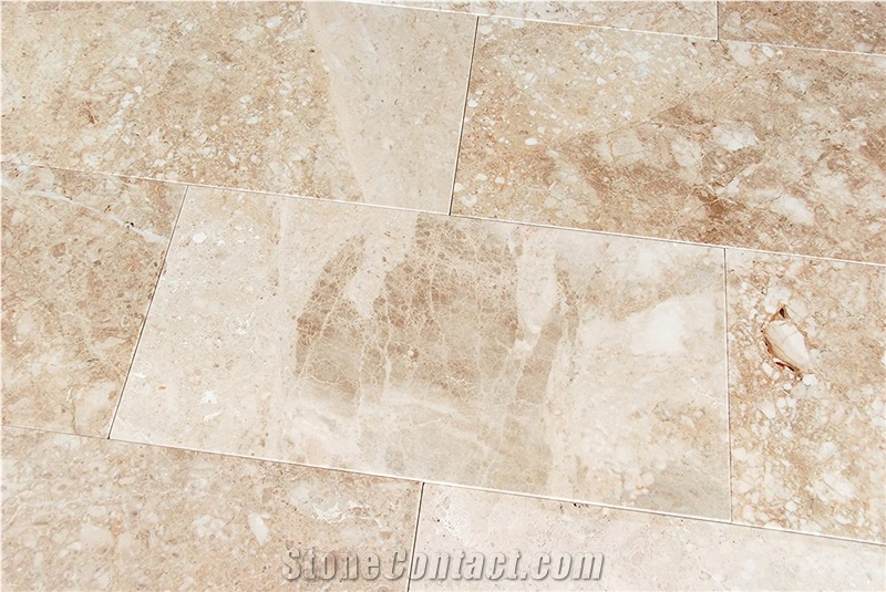 Turkey Cappuccino Beige Marble Floor Slab Tile