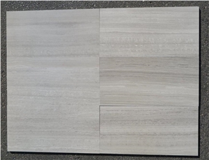 White Wooden Marble Floor Wall Slabs Tiles