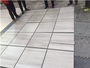 White Wooden Marble Floor Wall Slabs Tiles