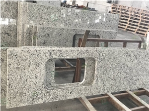 Prefabricated White Rose Granite Countertop
