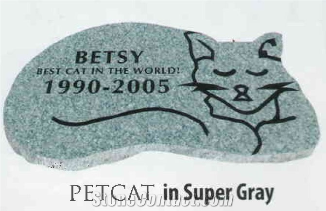 Cat Monument Mini Tombstone Engraved Headstone Pet