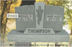 Granite Monument Cross Headstone Tombstone