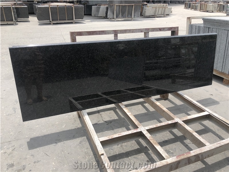 Angola Black Granite for Countertop Slabs,Tiles