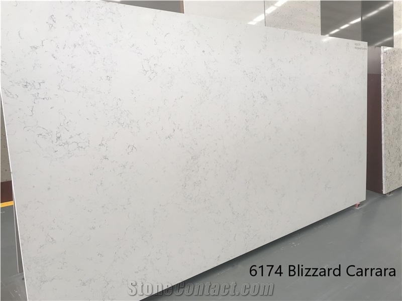Biano Carrara Quartz Slabs,Tiles for Countertop