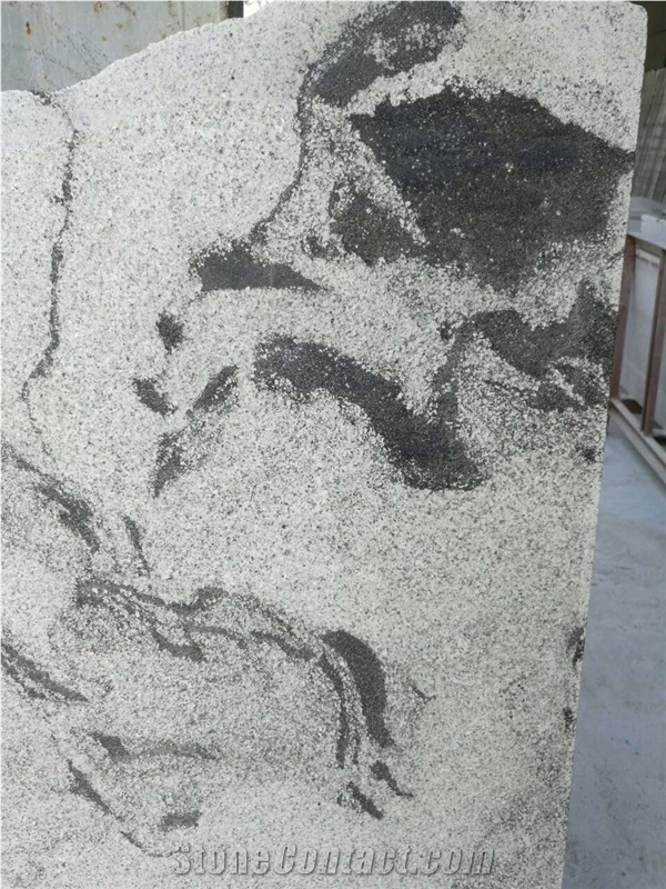 Landscape White Granite Slabs,Tiles
