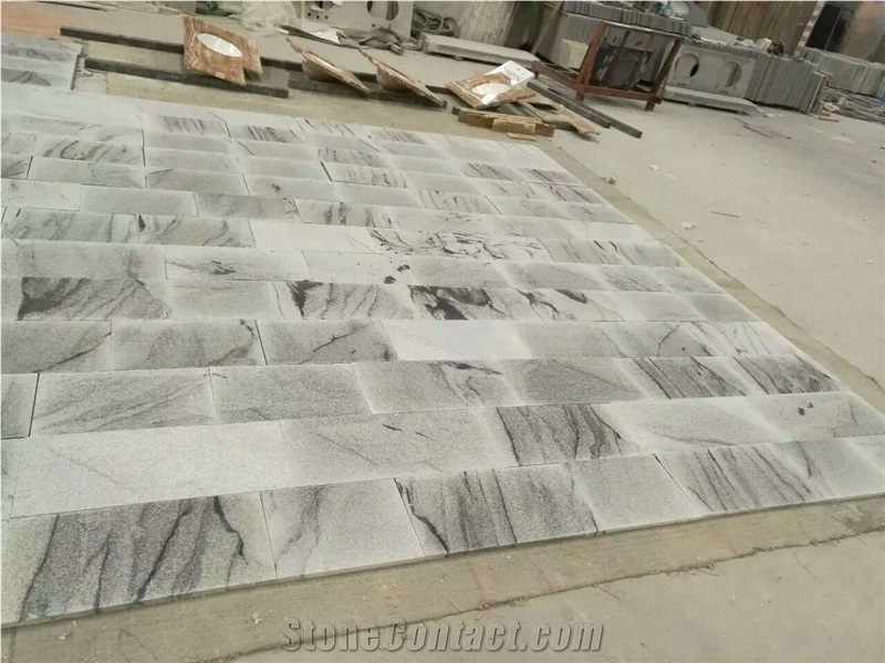 Landscape White Granite Slabs,Tiles