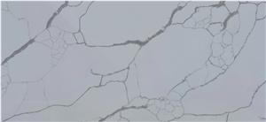 Nano Calacatta White Crystallized Slabs&Tiles