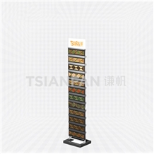 Marble Cultural Stone Floor Display Stand