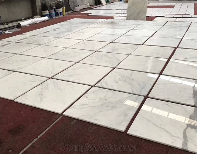 Bianco Venato Statuario White Marble Tiles Slab