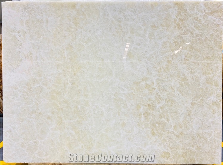 Natural Jade Stone White Onyx Slab