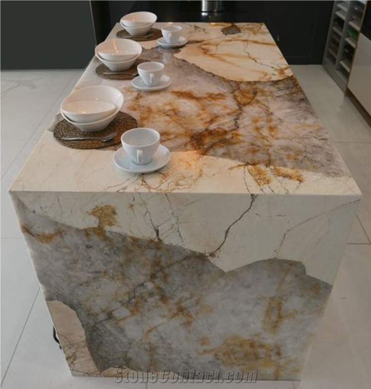 Patagonia Round Natural Stone Granite Table Top