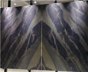 YUANDA Azul Macaubas Blue Quartzite Slabs