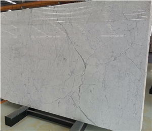 YUANDA Bianco Venato Statuario White Marble Slabs Polished