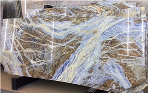 YUANDA Blue Jeans Marble Fantasy Blue Marble Slabs