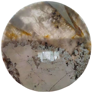 YUANDA Patagonia Round Natural Stone Commercial Table Tops