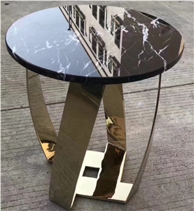 YUANDA Round Marble Luxury Coffee Table Tops