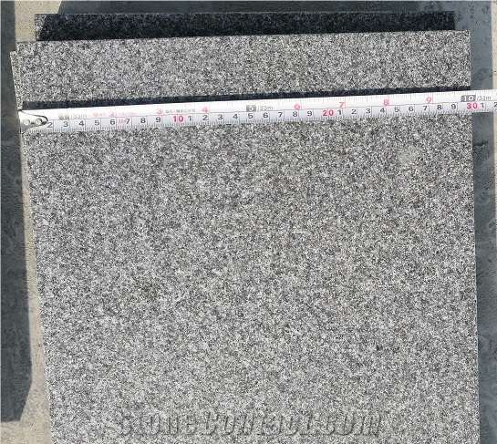 China G695 Hebei Black Flamed Granite Tiles &Slabs