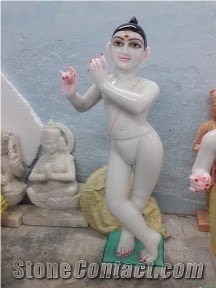 Marble God Statue Stone Carved Handicraft