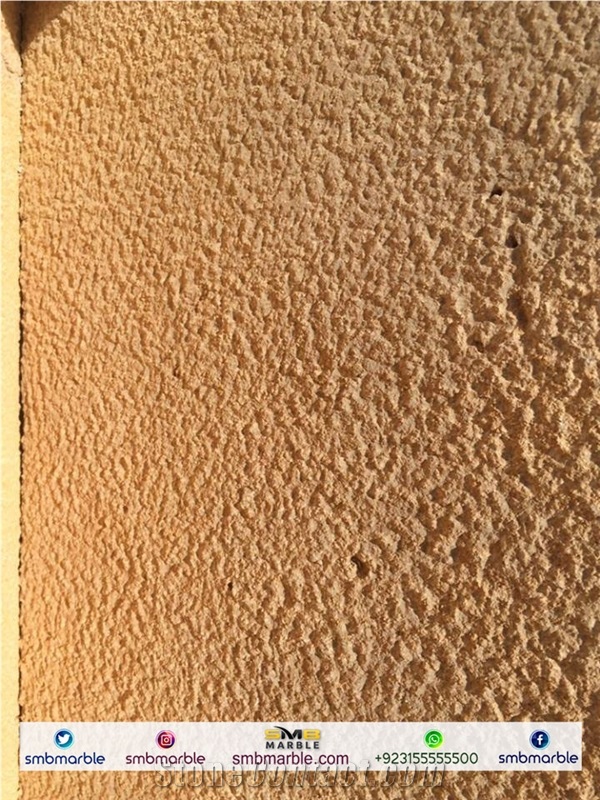Bush Hammered Sandstone Tiles & Slabs