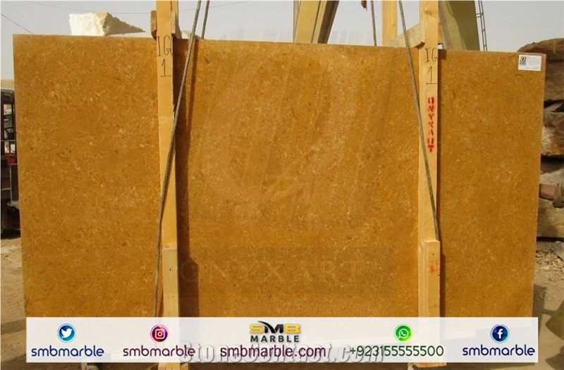 Pakistani Indus Golden Marble Slabs & Tiles