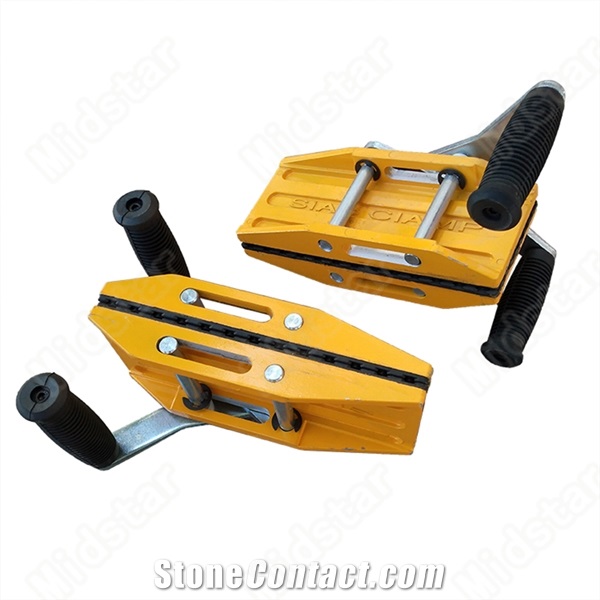 Double Handed Marble Stone Lifter Carry Clamp