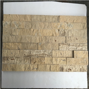 Yellow Limestone Ledgestone Panel,Walling Cladding