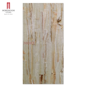 white onyx 3 12mm striped sintered stone slab