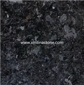 Angola Black Granite Slab Building Wall Floor Tile
