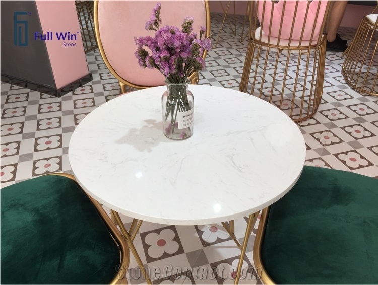 White Color Cafe Table Tops