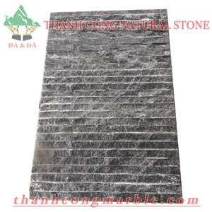 Silver Black Chiseled Marble Stone Wall Tiles
