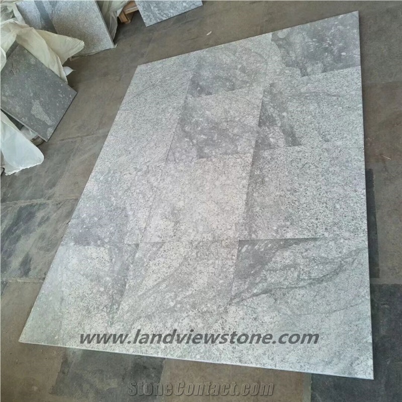 China Silver Fantasy Granite Tile Honed