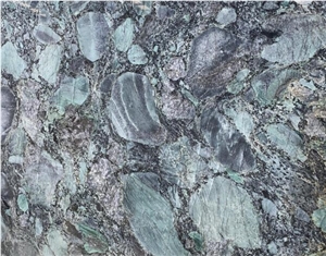 New Amazon Green Granite Emerald Stone Slab
