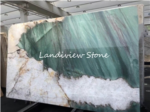 Patagonia Green "Extra" Marble Tiles Slabs