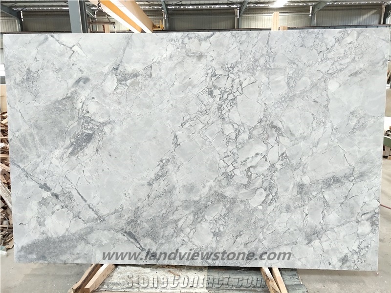 Super White Quartzite Grey Table Top Counters