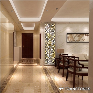 Cnc Carved Translucent Artificial Onyx Stone