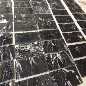Nero Fantasy Black Granite Slab,Floor Tile,Wall Caldding