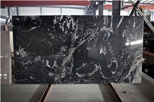 Nero Fantasy Black Granite Slab,Floor Tile,Wall Caldding