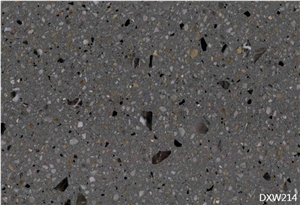 Solid Surface Grey Chips Terrazzo Tile Floor Cover