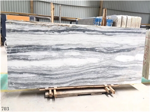 Blue Jade Snow White Marble Slabs & Tiles