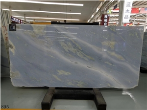 Blue Sky White Clouds Marble Slabs