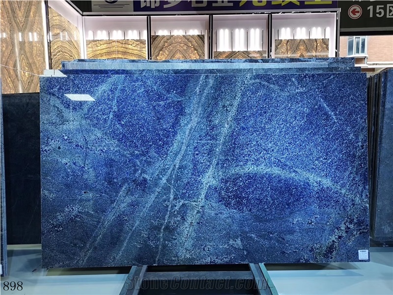 Brazil Dream Sapphire Blue Granite Dark Azul Slab