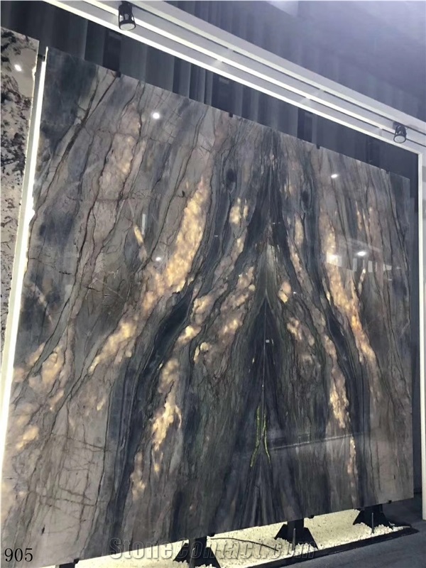 Chile Rainbow Marble Dark Color Wall Application