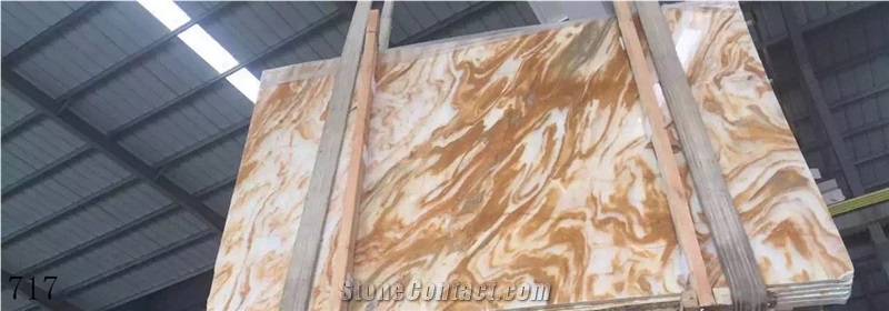 China Linglong Jade Marble Exquisite Gold