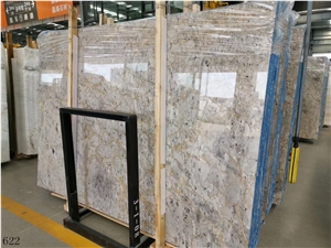 Cloud Dora Versace Gold Marble Tundra Spider Slabs