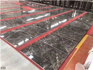 Dark Grey Marble Floor Polished Tiles 24x24 Inch
