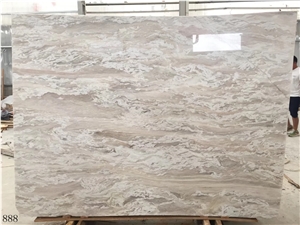 Greece Ionia Marble Semi White Flooring Tiles