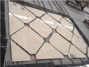 Hanma Cream Marble Slabs Light Beige Floor Tiles