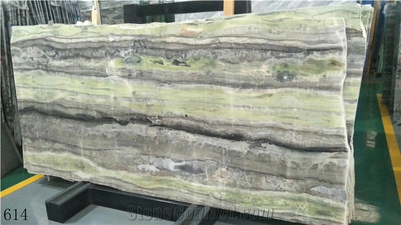 Jade Green Wood Marble Wall Floor Tiles 12 X24