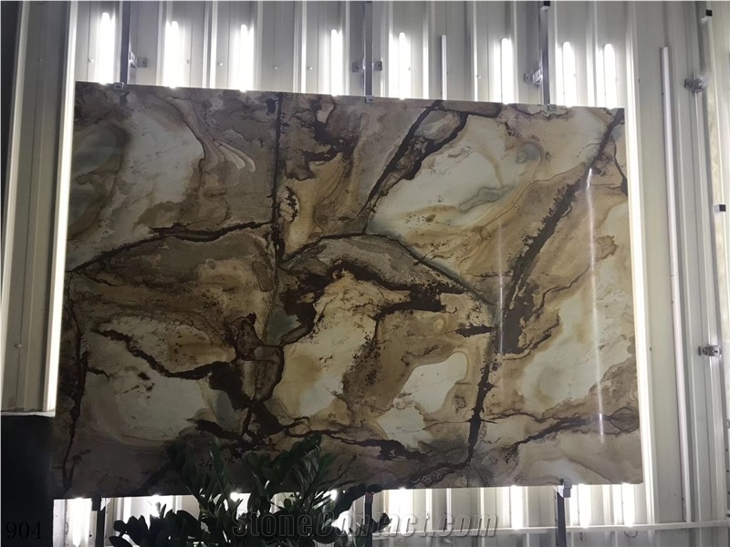 Pandora Granite Beige Luxury Wall Slabs Cladding