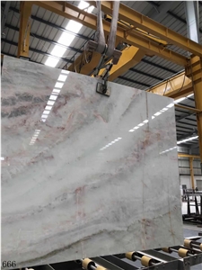 Royal White Jade Marble Slabs Hotel Wall Paving